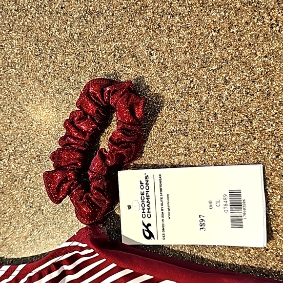 GK 	Chevron Stripe Workout Leotard CL - Picture 6 of 6